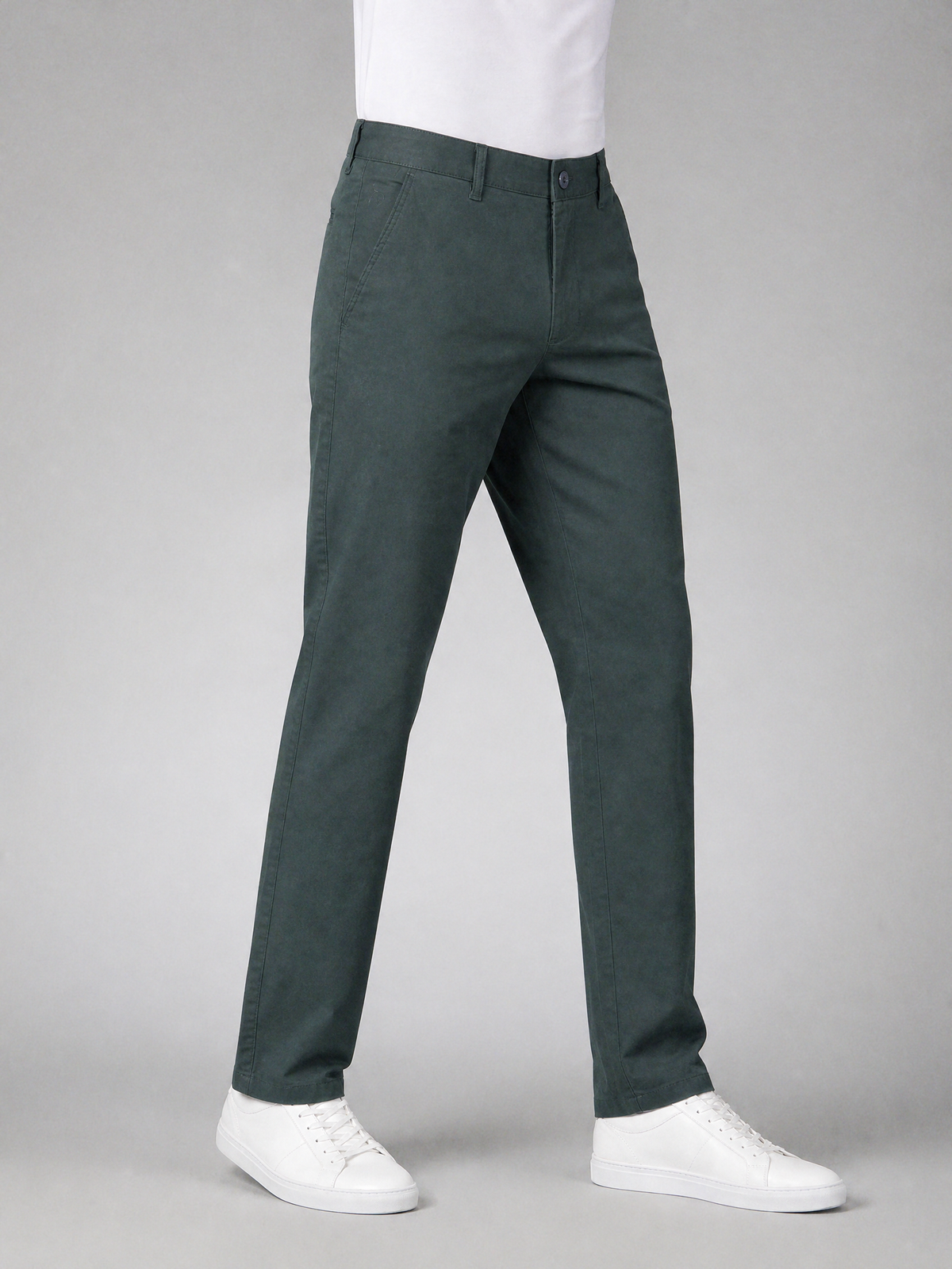 Zemax Pantalone Chino – Tamnozelena – bočni prikaz