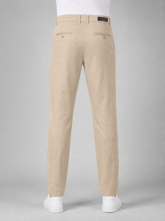 Zemax Pantalone Klasične – Krem – zadnja strana