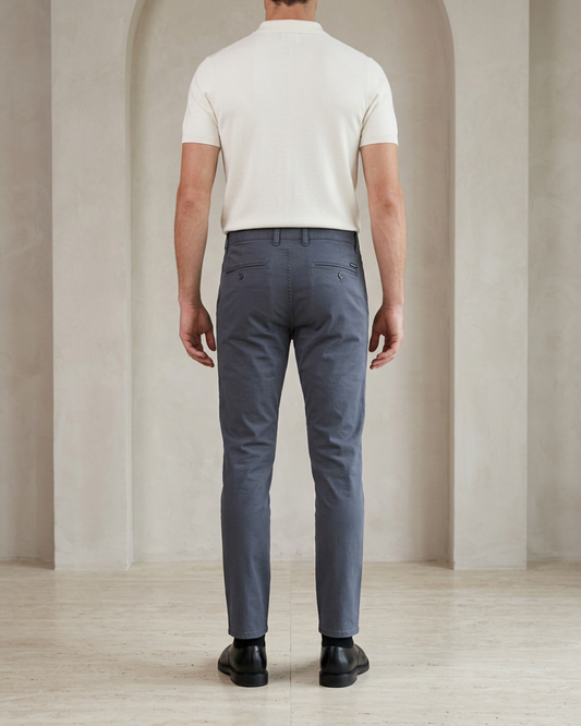 Zemax Pantalone 2626 Plavo-siva – zadnja strana