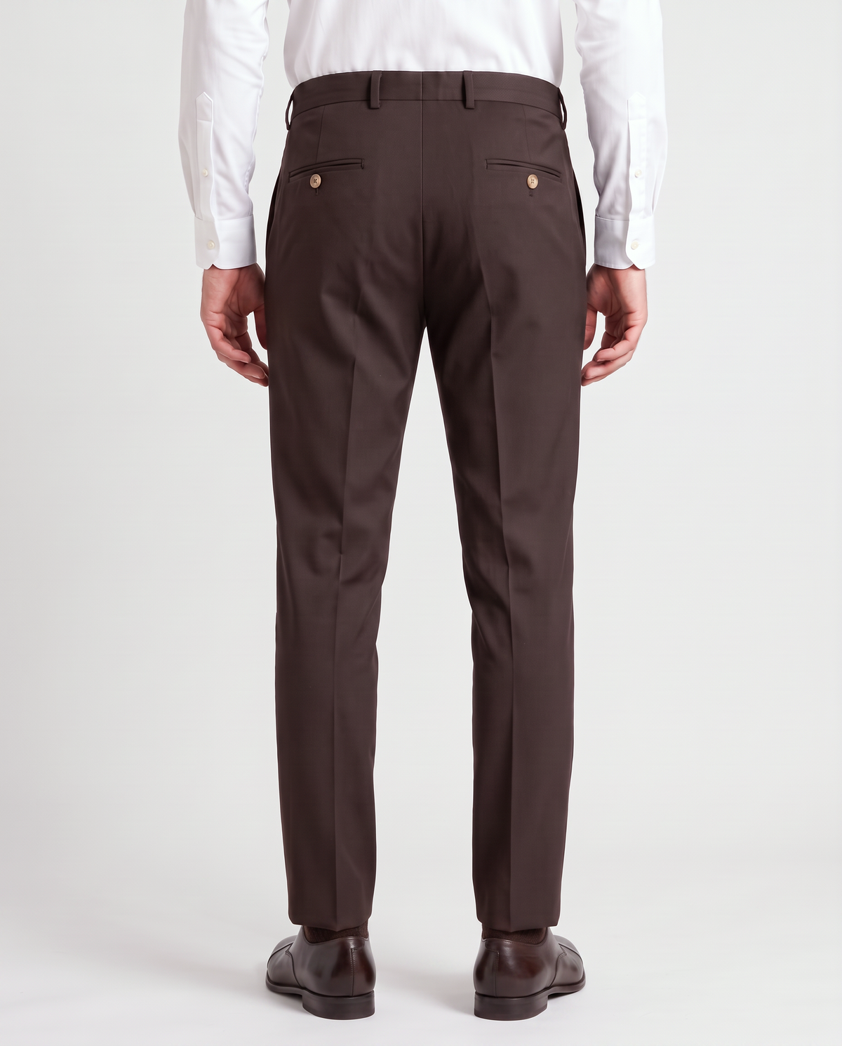 Zemax Pantalone Klasične – Braon – zadnja strana