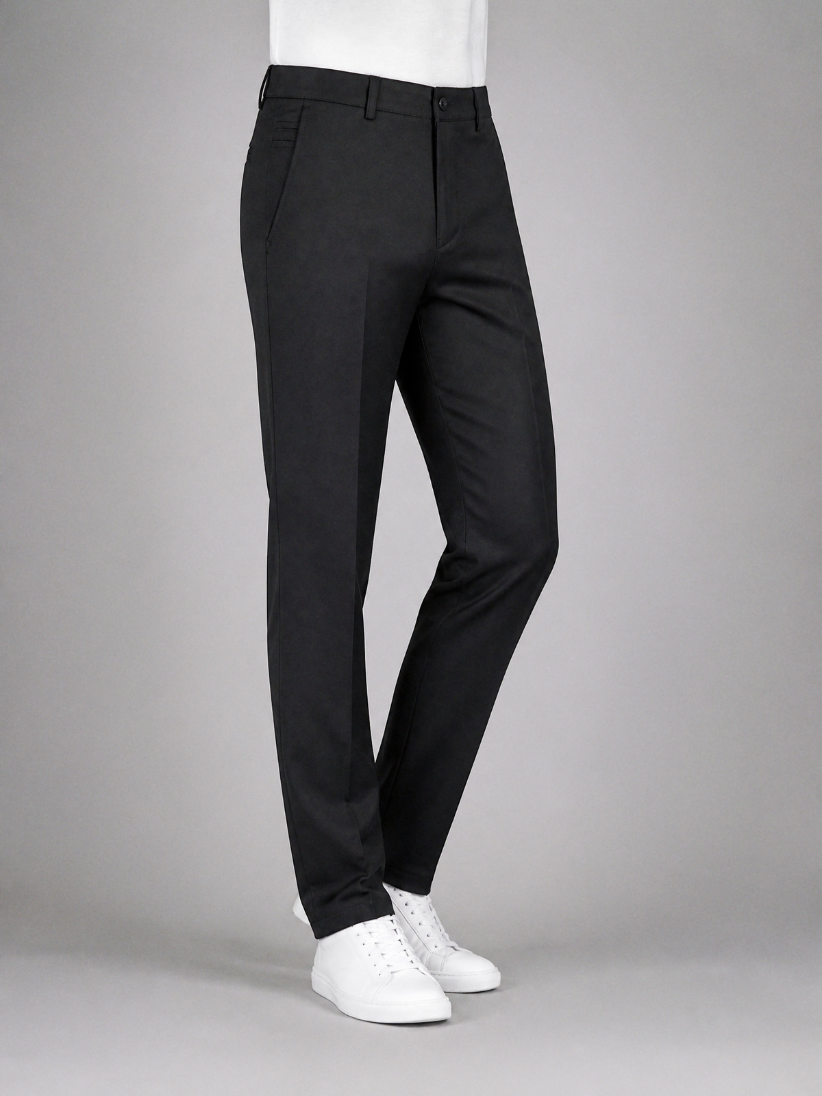 Zemax Pantalone 1338-14 – Crna – bočni prikaz