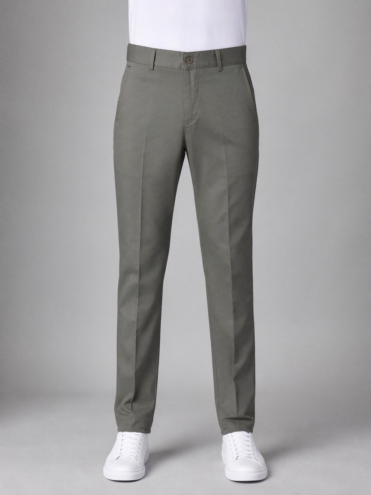 Zemax Pantalone 1338-14 – Maslinasto-siva – prednja strana