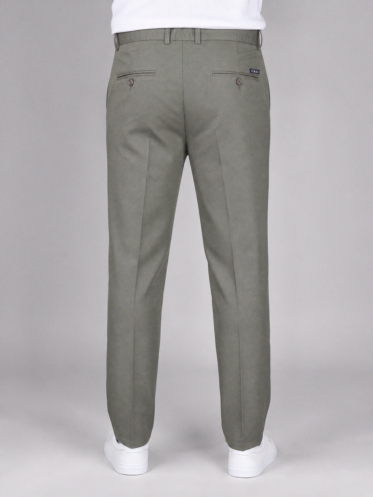 Zemax Pantalone 1338-14 – Maslinasto-siva – zadnja strana