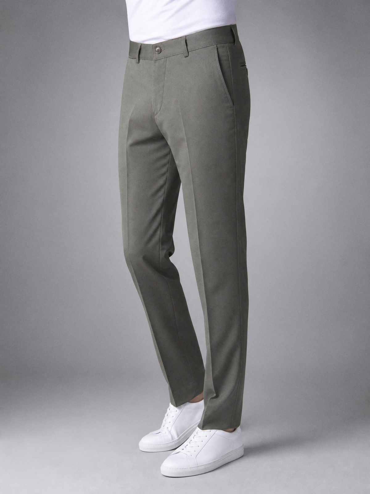 Zemax Pantalone 1338-14 – Maslinasto-siva – bočni prikaz