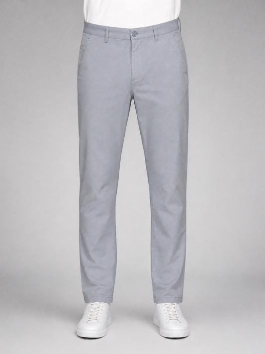 Zemax Pantalone Chino – Svetlosiva – prednja strana