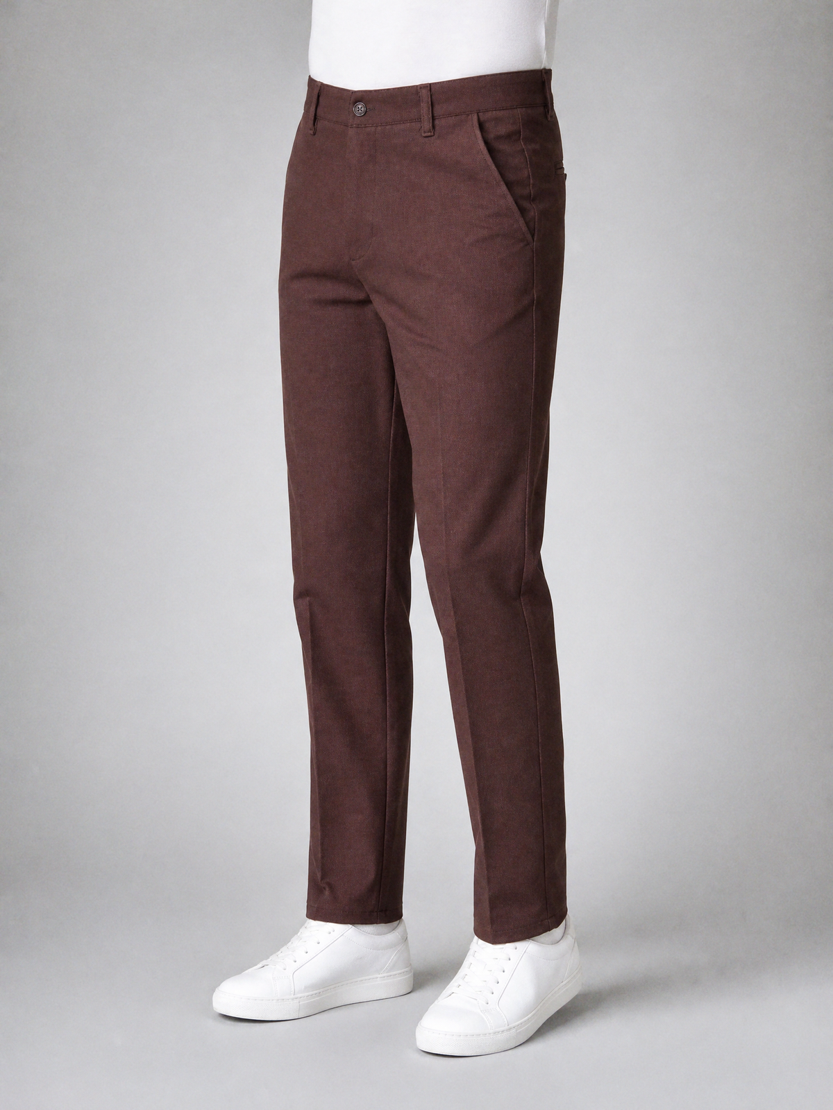 Zemax Pantalone Klasične – Braon – bočni prikaz