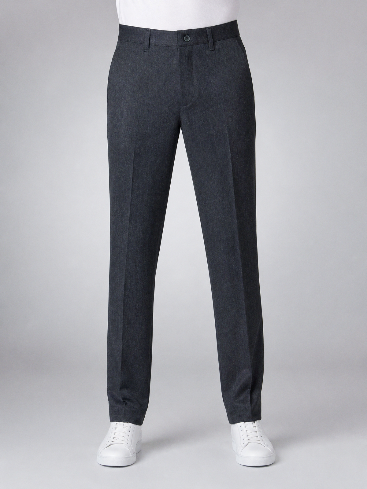 Zemax Pantalone Klasične – Tamnosiva – prednja strana