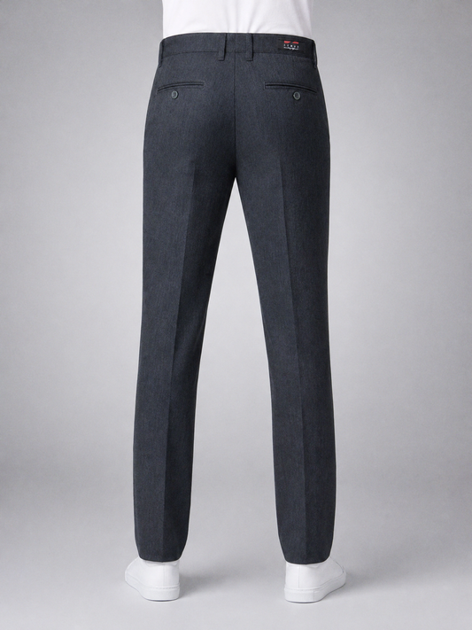 Zemax Pantalone Klasične – Tamnosiva – zadnja strana