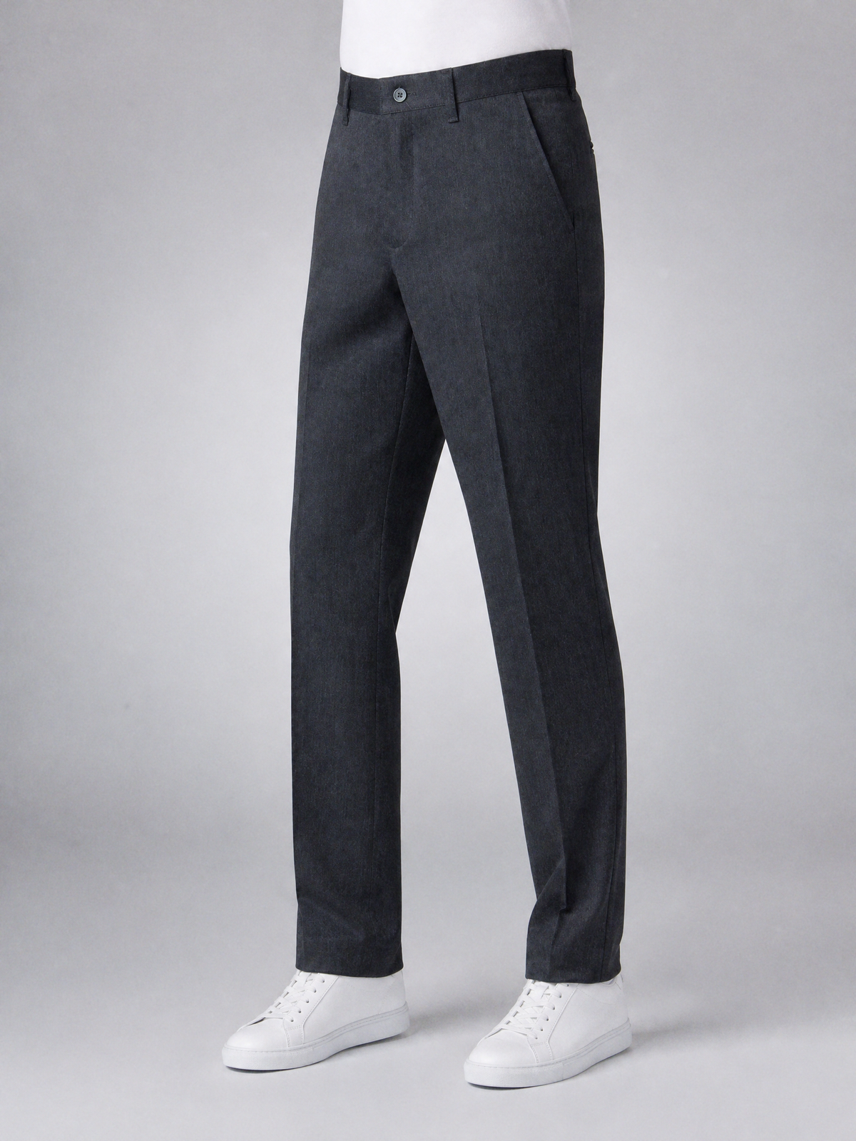 Zemax Pantalone Klasične – Tamnosiva – bočni prikaz
