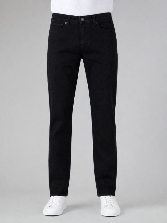 Zemax Pantalone Pet Džepova – Crna – prednja strana