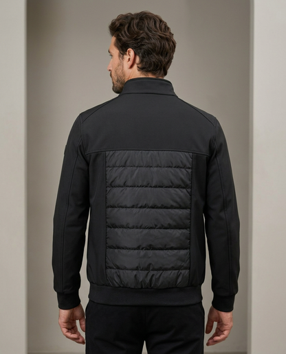 Zemax Bomber Jakna Crna - na modelu