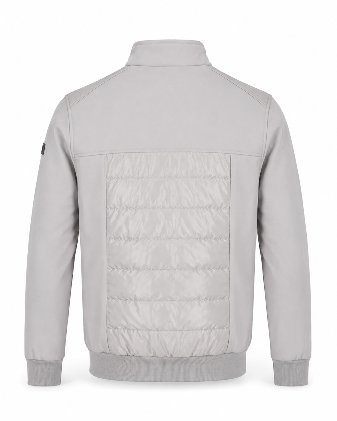 Zemax Bomber Jakna Svetlosiva - na modelu
