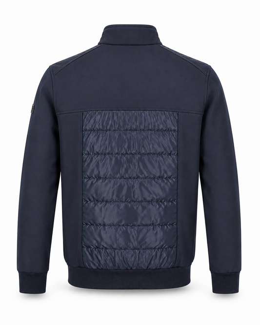 Zemax Bomber Jakna Teget - na modelu