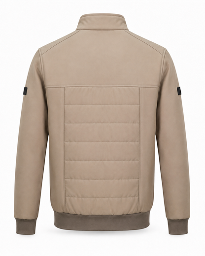 Zemax Bomber Jakna Svetlobež - na modelu