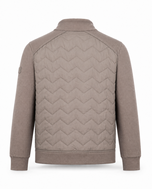 Zemax Hibridna Jakna Taupe - na modelu