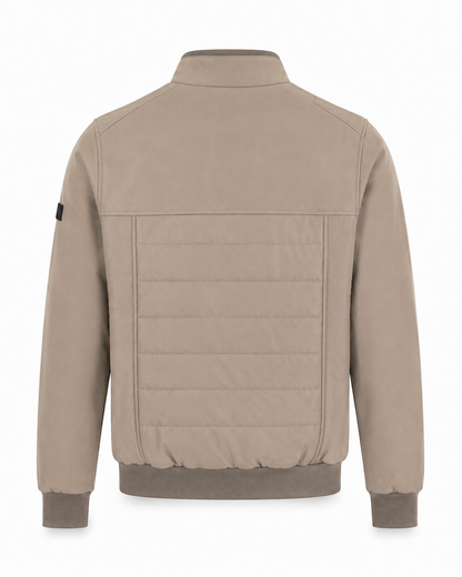 Zemax Bomber Jakna Bež - na modelu