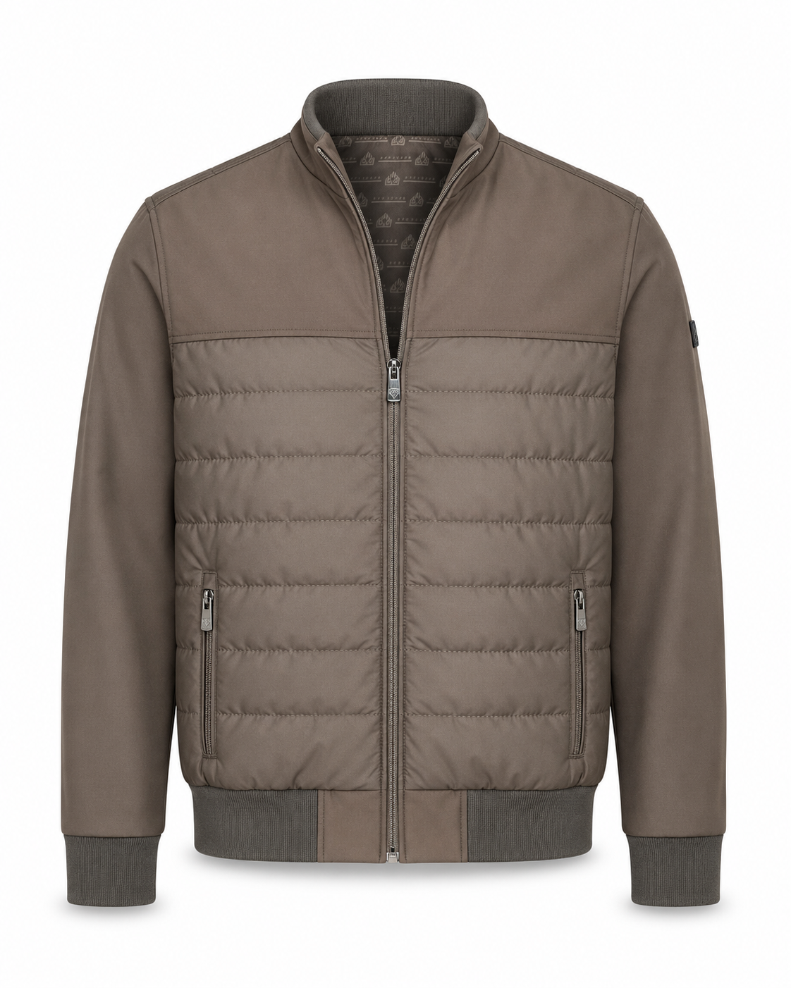 Zemax Bomber Jakna Braon - ghost