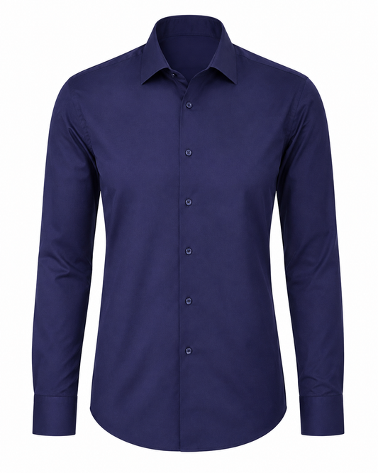 Zemax Oxford Košulja Teget Classic - ghost