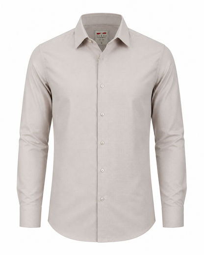 Zemax Oxford Košulja Bež - ghost