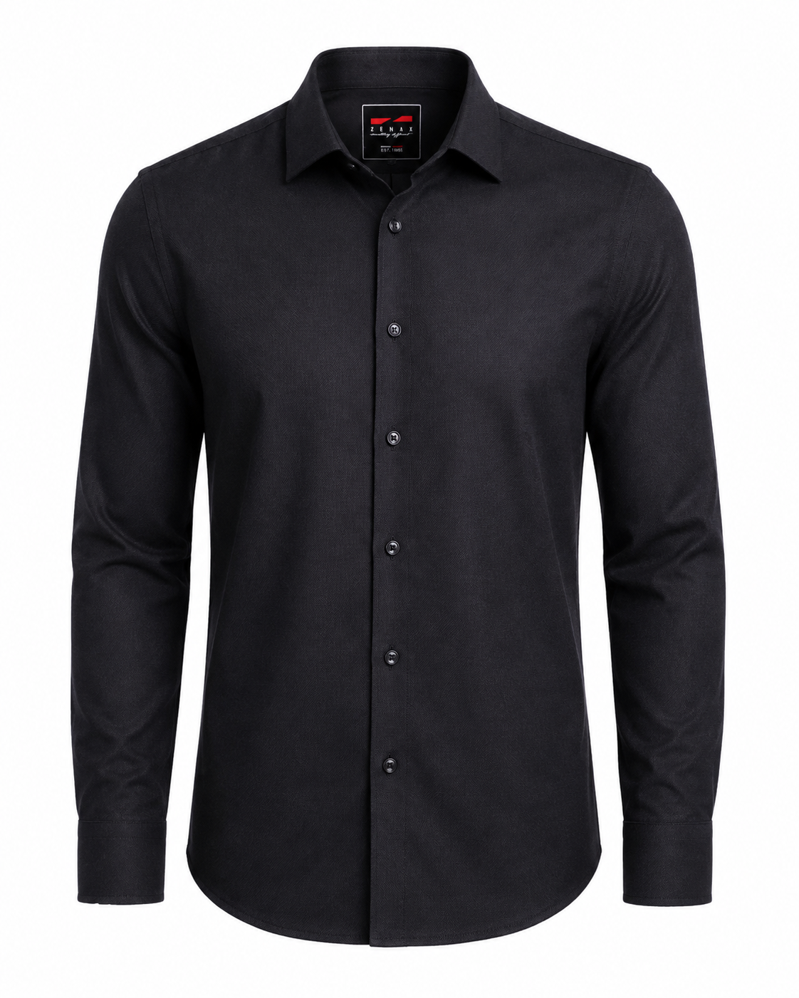 Zemax Oxford Košulja Crna - ghost