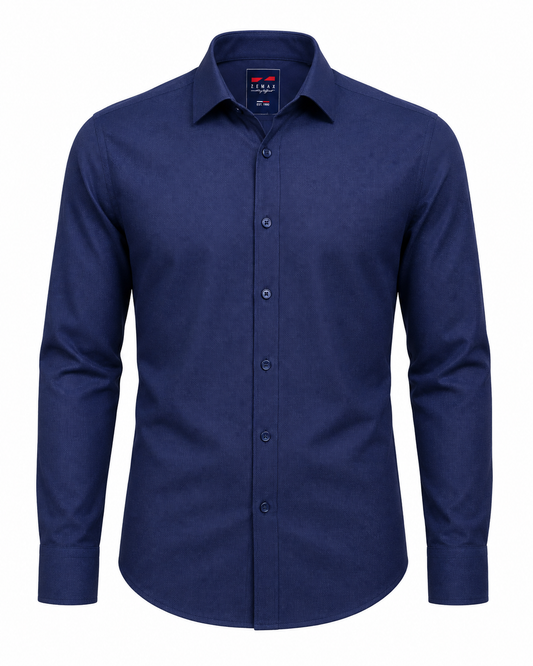 Zemax Oxford Košulja Teget - ghost