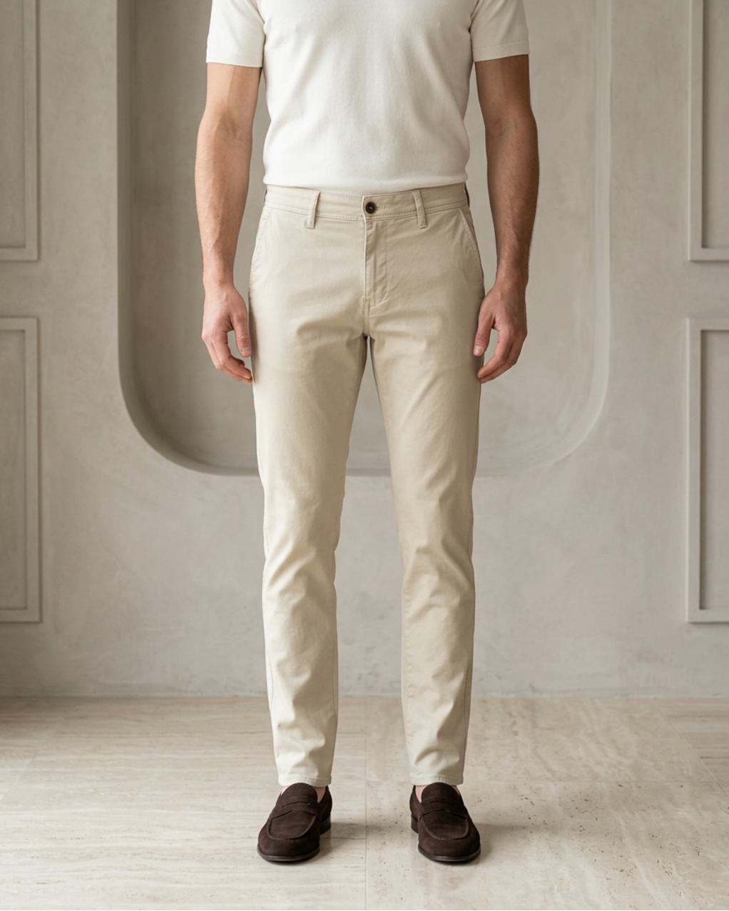 Zemax Pantalone 2626 Krem – prednja strana