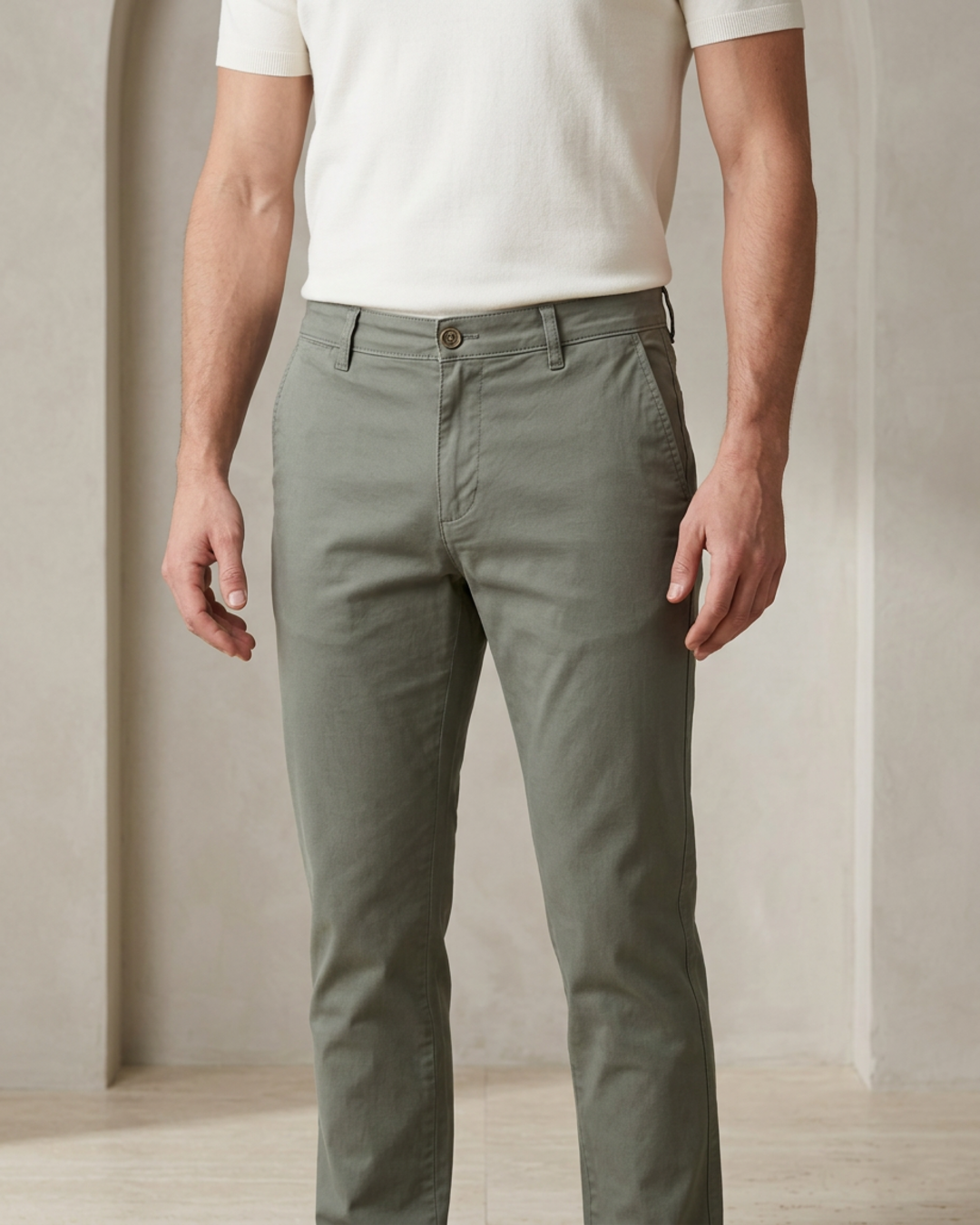 Zemax Pantalone 2626 Maslinasta – detalj
