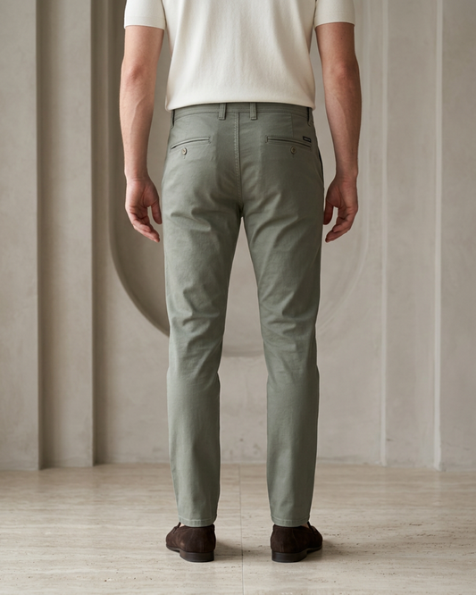 Zemax Pantalone 2626 Maslinasta – zadnja strana