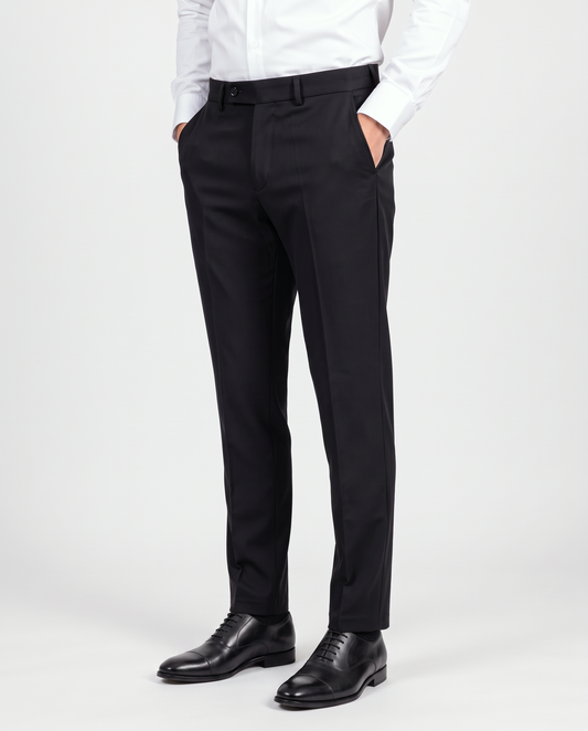 Zemax Pantalone Klasične – Crna – bočni prikaz