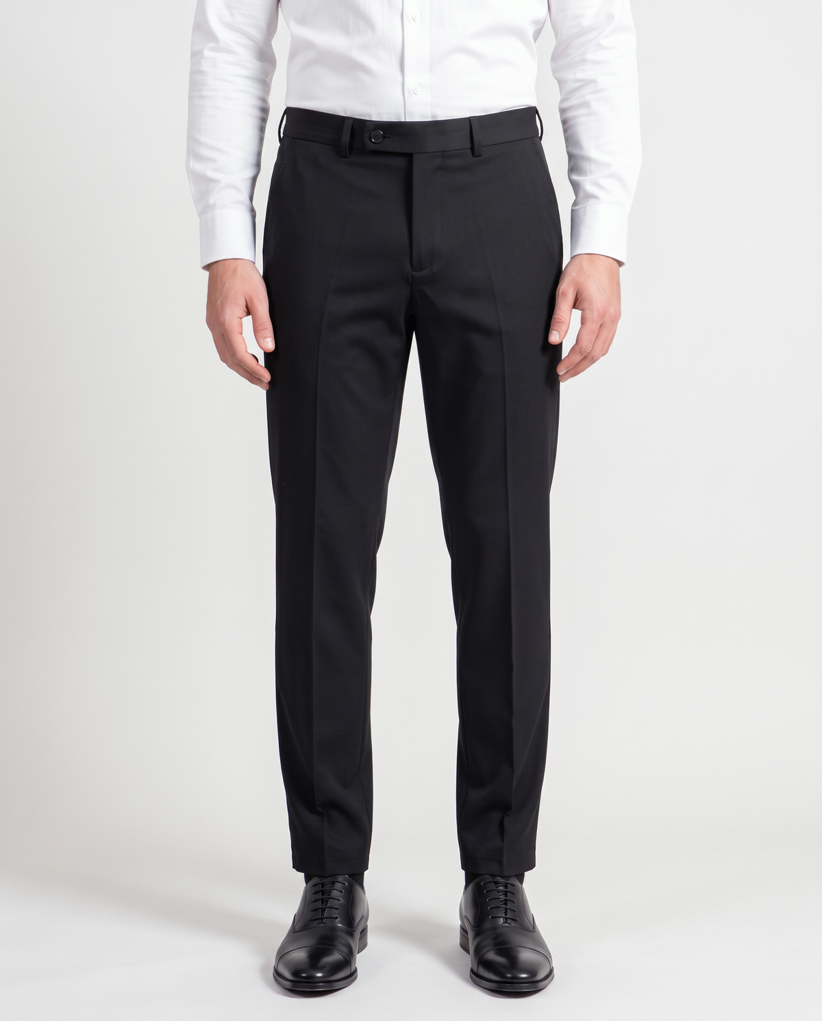 Zemax Pantalone Klasične – Crna – prednja strana