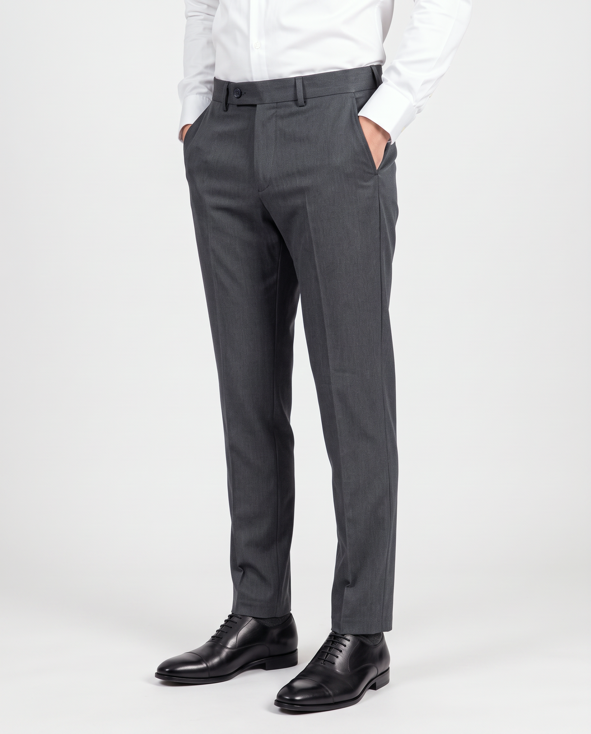 Zemax Pantalone Klasične – Siva – bočni prikaz