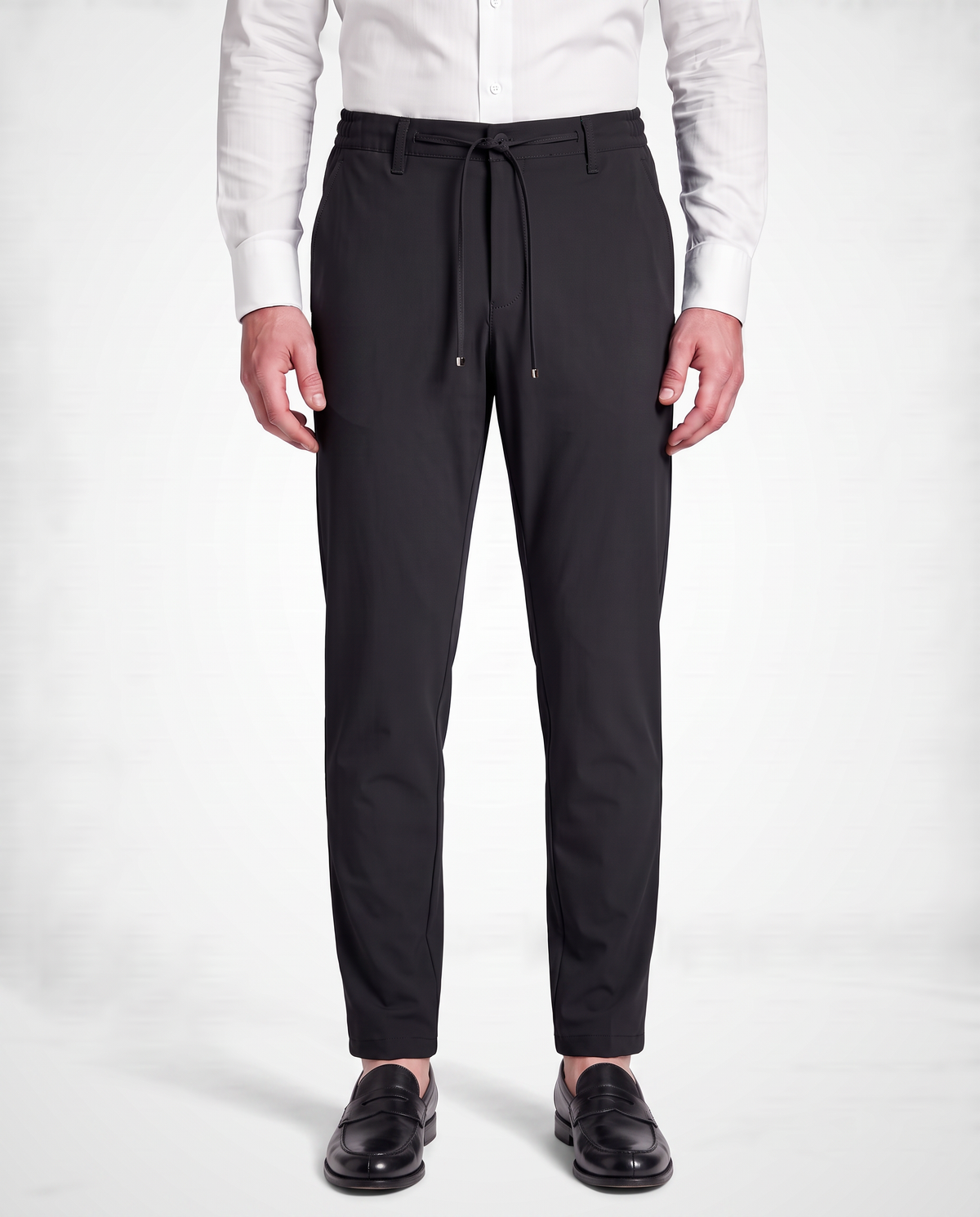 Zemax Pantalone Učkur – Crna – prednja strana
