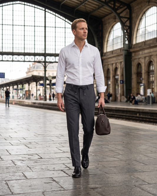 Zemax Pantalone Učkur Elastik – Antracit – na modelu