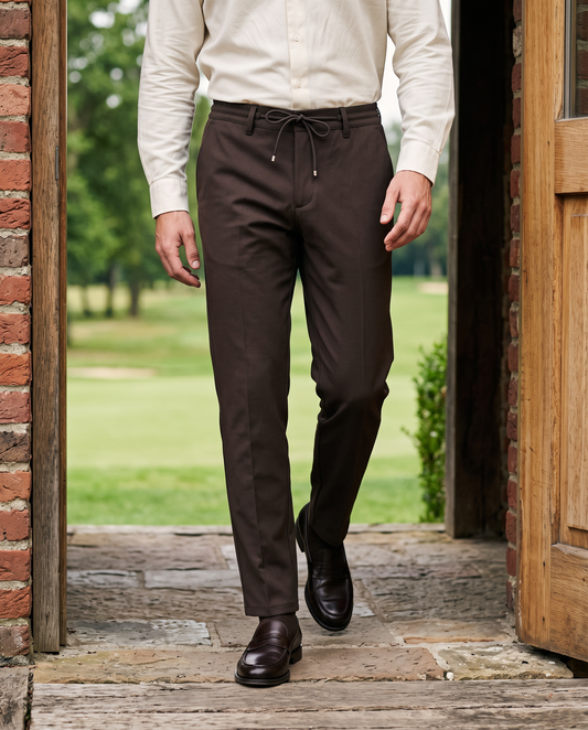 Zemax Pantalone Učkur Elastik – Braon – na modelu